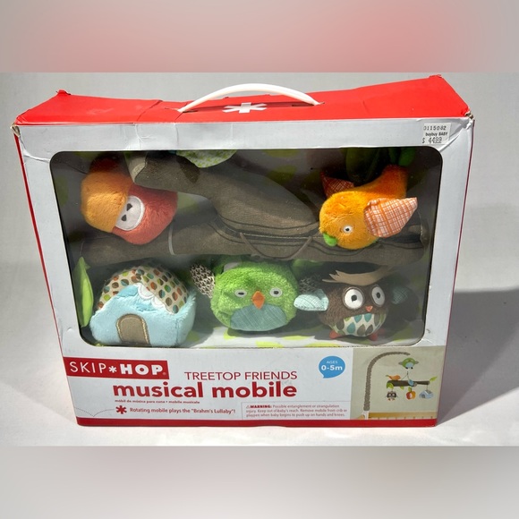 Skip Hop Treetop Friends Musical Mobile Baby Crib Discounted - Picture 3 of 10